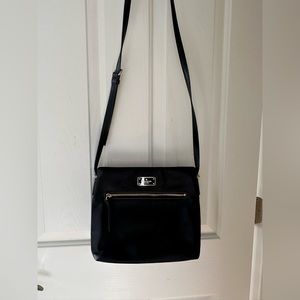 Kate Spade Crossbody Nylon Purse (BLACK)